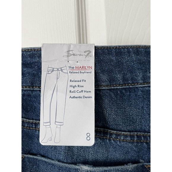 NWT Seven7 Marilyn Relaxed Fit Boyfriend Jeans - Size 8 - Picture 5 of 7